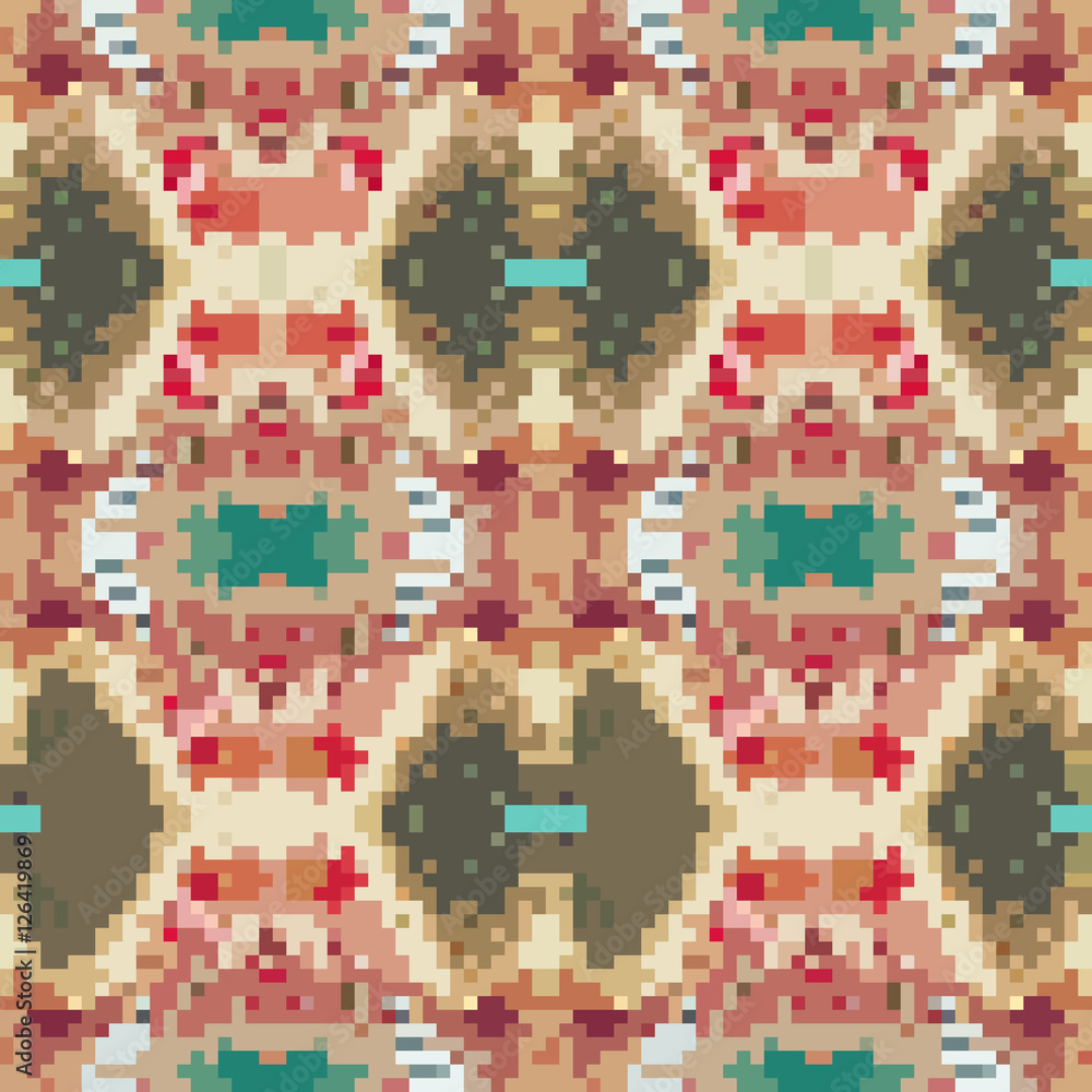 Fototapeta premium seamless tileable pixel texture pattern