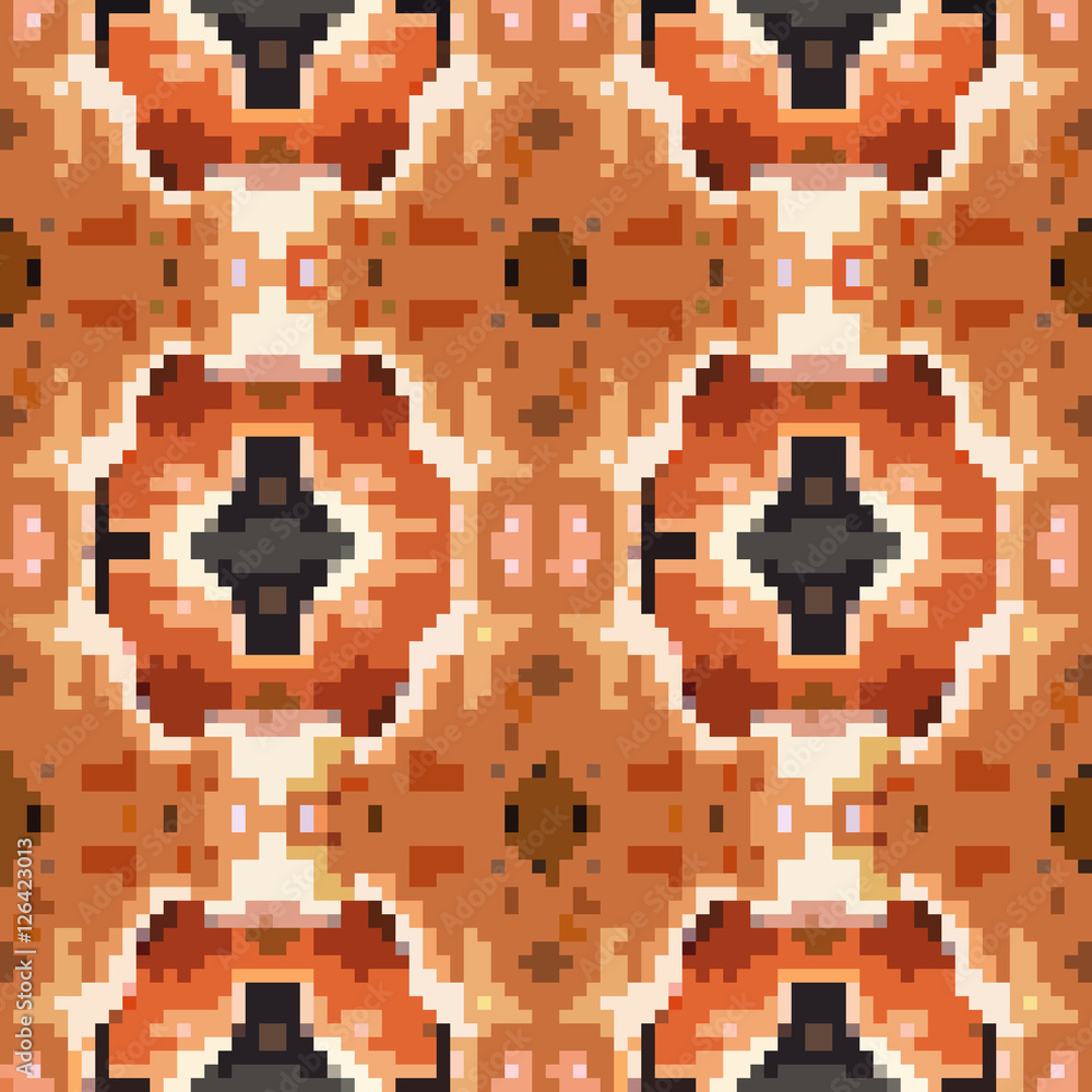 Fototapeta premium seamless tileable pixel texture pattern