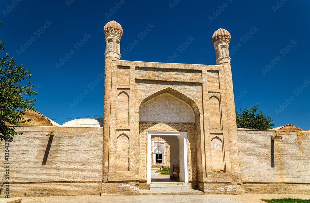 View of Rukhabad Mausoleum in Samarkand, Uzbekistan