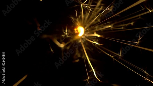 Wallpaper Mural Sparks of fire in the dark Torontodigital.ca