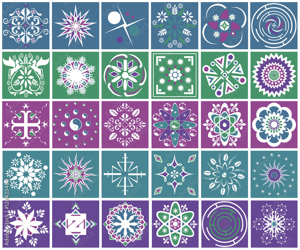 Decor elements. Abstract pattern. collage.
Decor elements. Abstract pattern. collage.