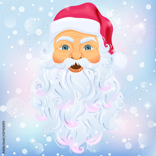 Santa Clause nad snow