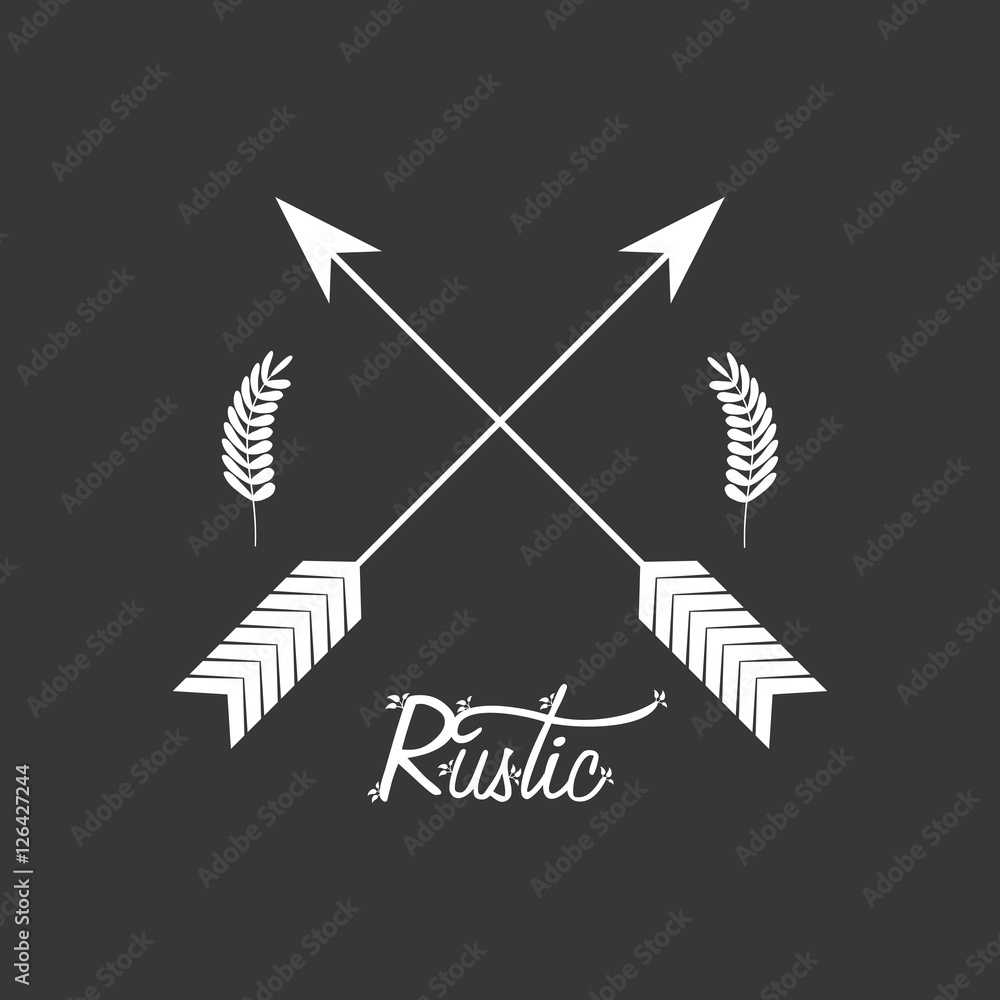 Rustic decorative style icon vector illustration graphic design Rustic decorative style icon vector illustration graphic design