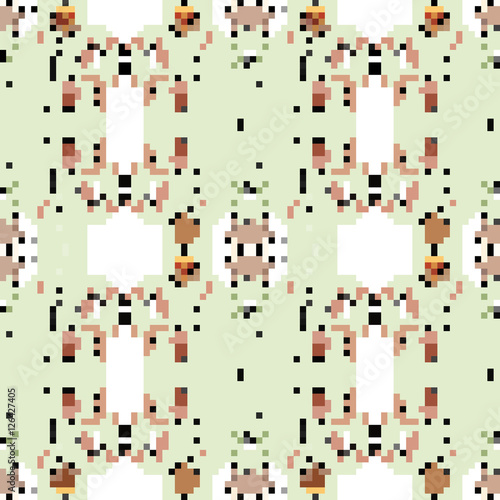 seamless tileable pixel texture pattern