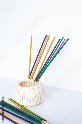 colorful incense stick