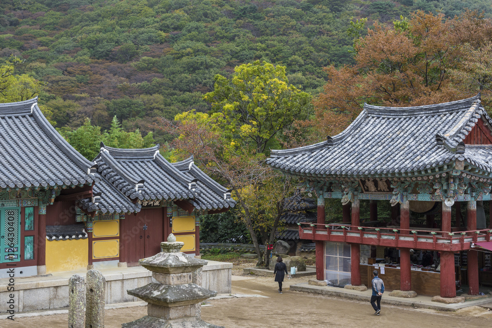 Beomeosa Temple in Busan, South Korea.