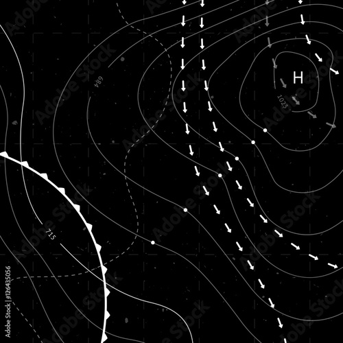 Weather map background concept