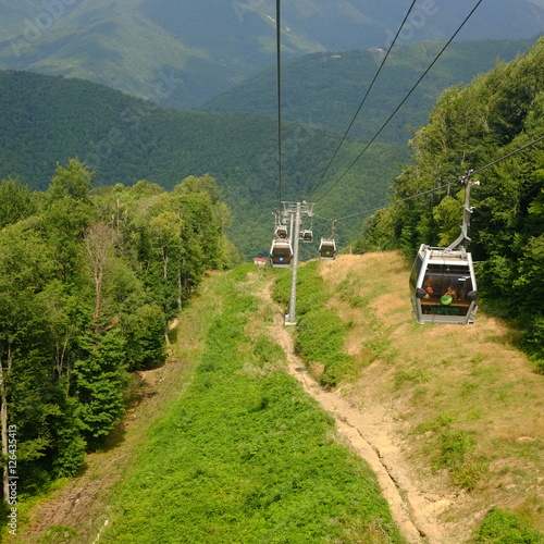 cable car, mountain