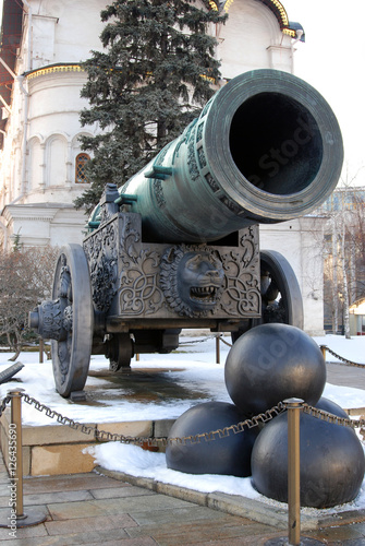 King Cannon in Moscow Kremlin. Color photo. photo