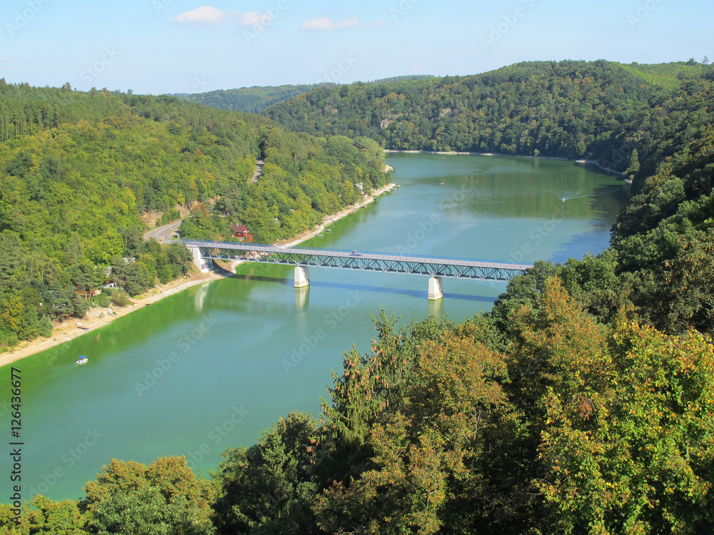 Fototapeta premium Vranov dam (Czech Republic)