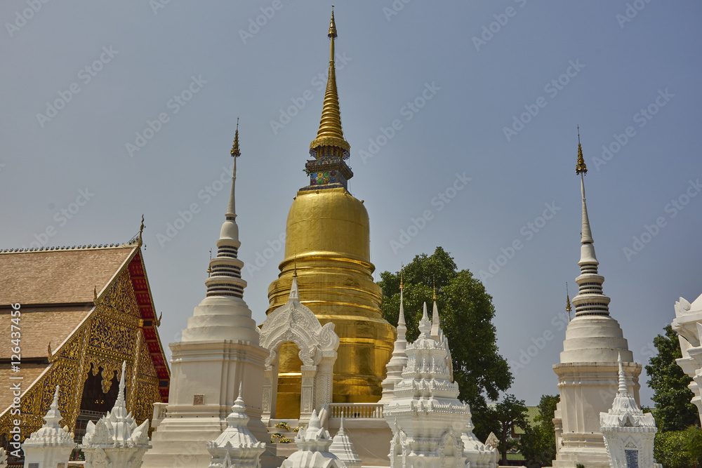 Naklejka premium Beautiful Buddhist Temple