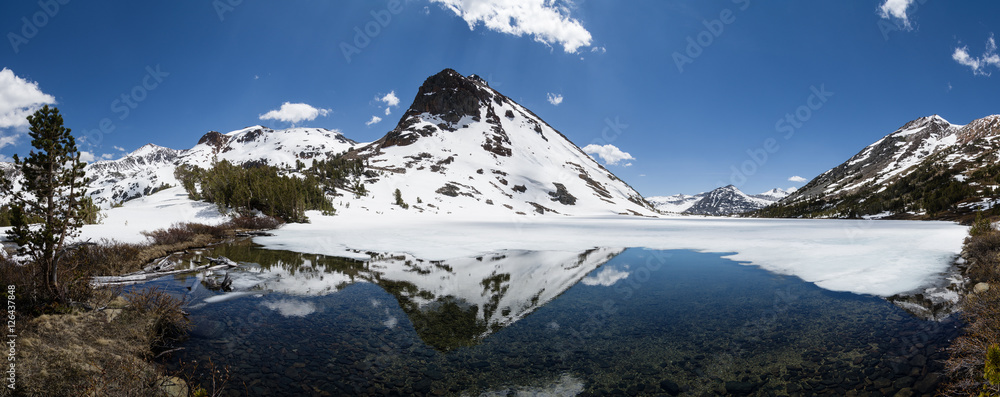 Mountain Lake Ice Melts