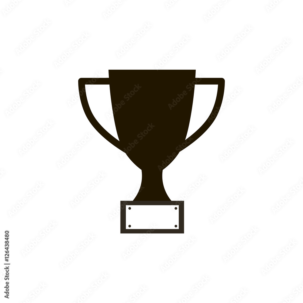Trophy icon vector Trophy icon vector