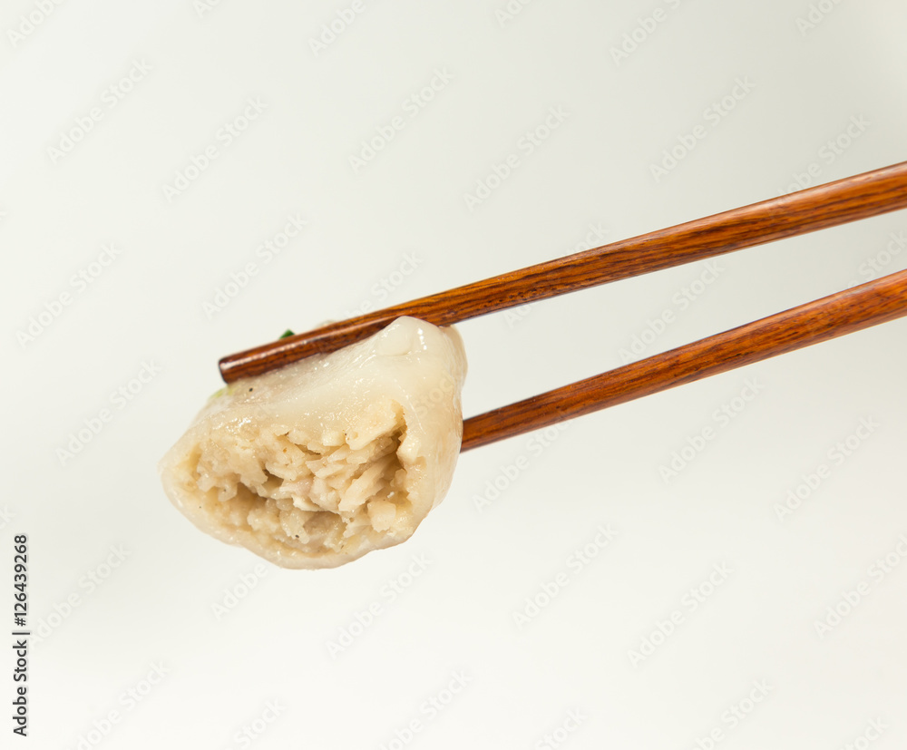 Steamed Dumpling stuffed with Garlic Chives and Taro and bamboo Steamed Dumpling stuffed with Garlic Chives and Taro and bamboo