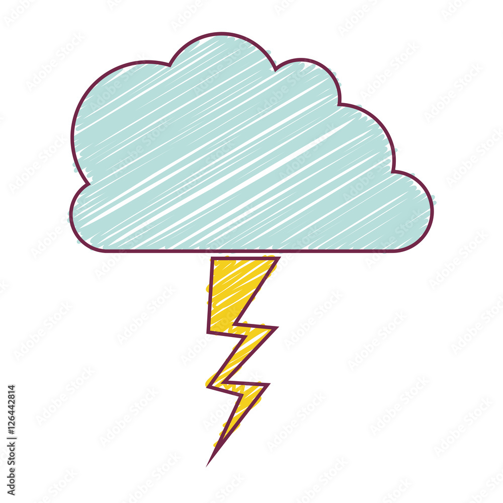 thunderbolts and cloud icon over white background. storm weather. vector illustration thunderbolts and cloud icon over white background. storm weather. vector illustration