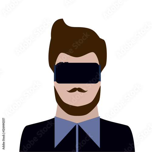 Man with VR Headset