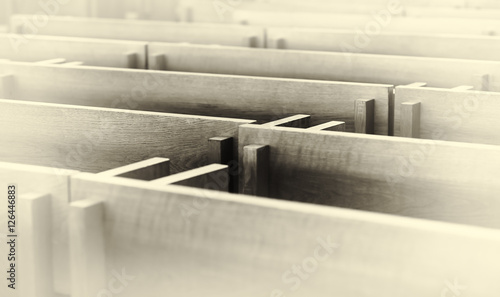 Photography Sepia church benches in Norway backdrop