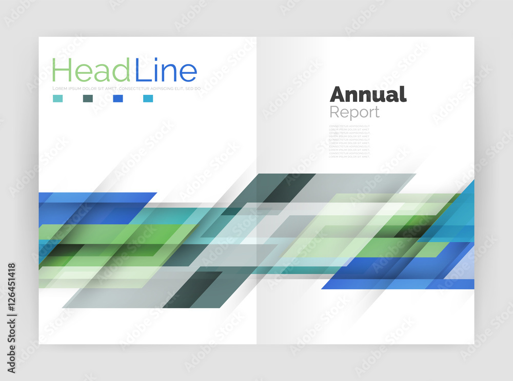 Fototapeta premium Motion concept. Business annual report cover templates