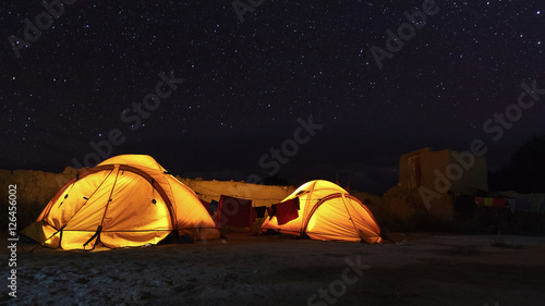Fotografie Camp under the stars