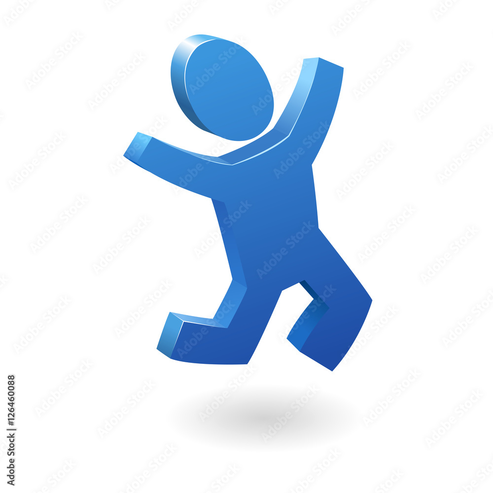 jumping figure 3d jumping figure 3d