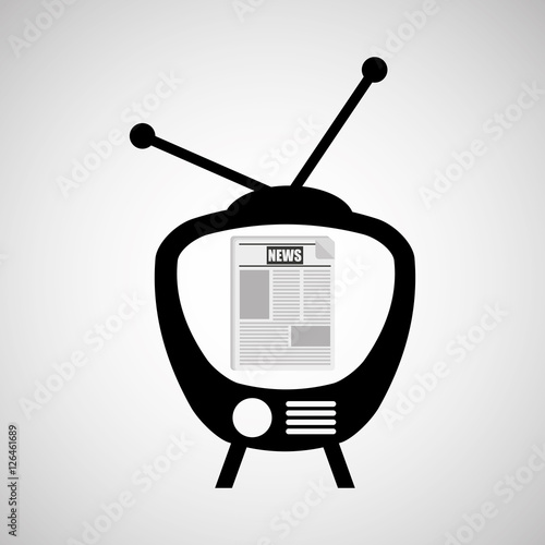 television news broadcast design vector illustration eps 110