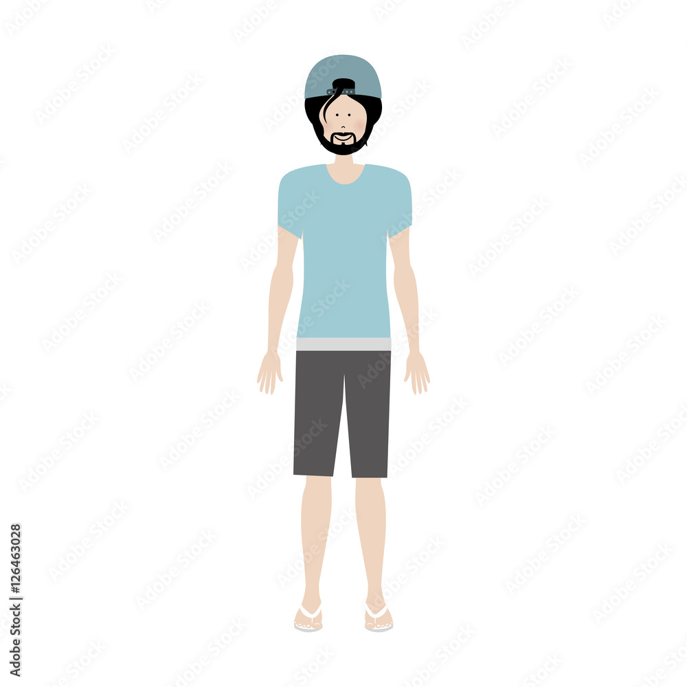 man cartoon icon image vector illustration design 