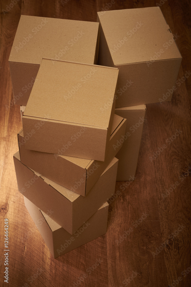 stack of cardboard boxes the packaging stack of cardboard boxes the packaging