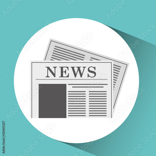 button news journal icon vector illustration eps 10