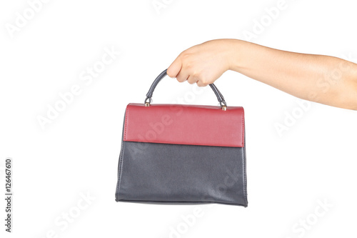 Hand Holding Business Handbag