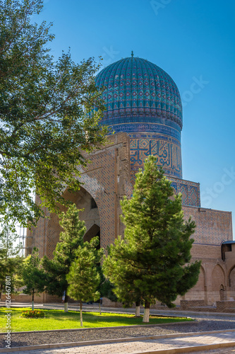 Exotic area of Samarkand, Uzbekistan.
