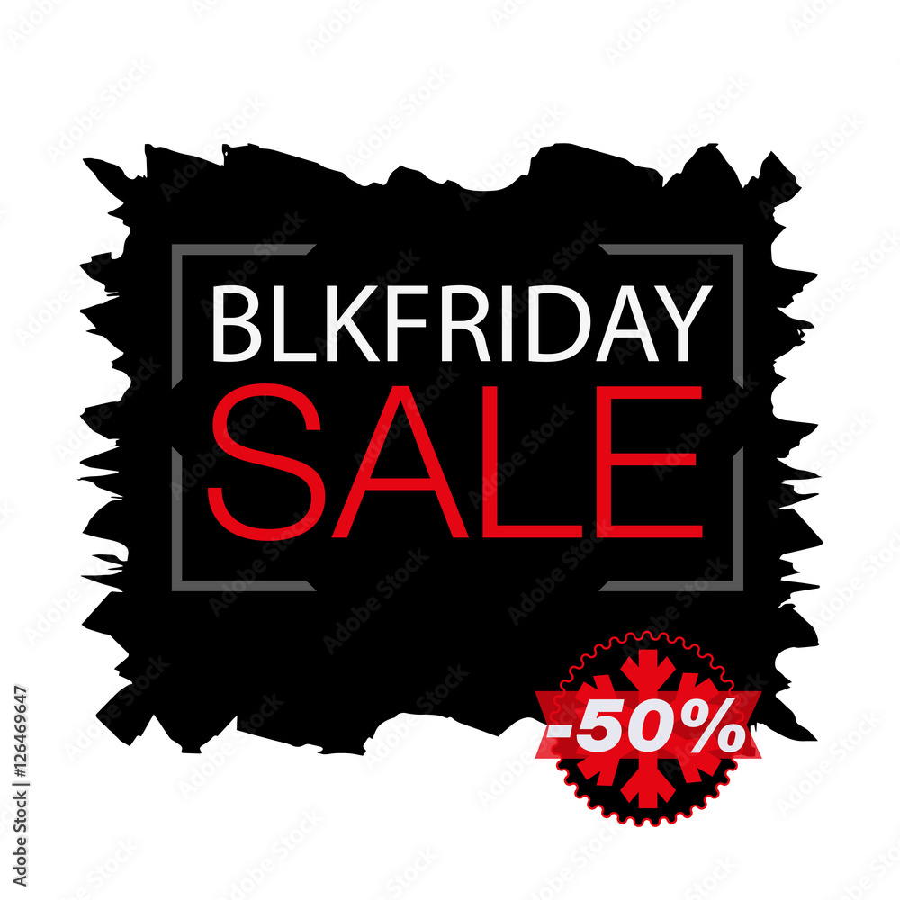 black friday grunge design illustration