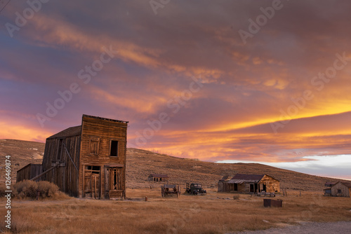 Photo Sunset, Ghost Town of Bodie