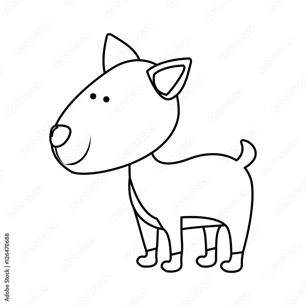 dog pet animal icon image vector illustration design dog pet animal icon image vector illustration design