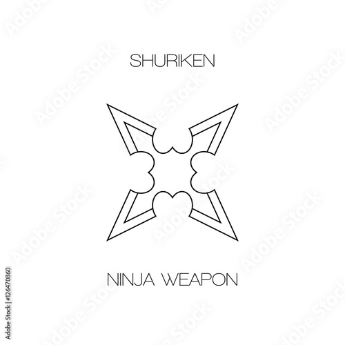 Shuriken ninja japanese weapon5 © ifilichev