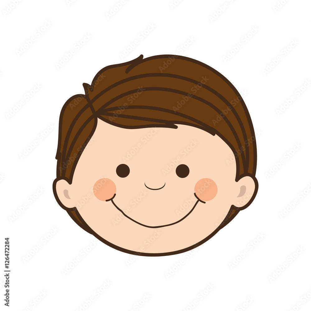 boy child icon image vector illustration design boy child icon image vector illustration design