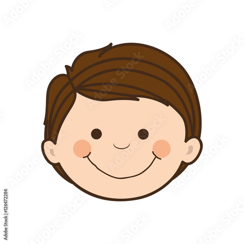 Wallpaper Mural boy child icon image vector illustration  design Torontodigital.ca
