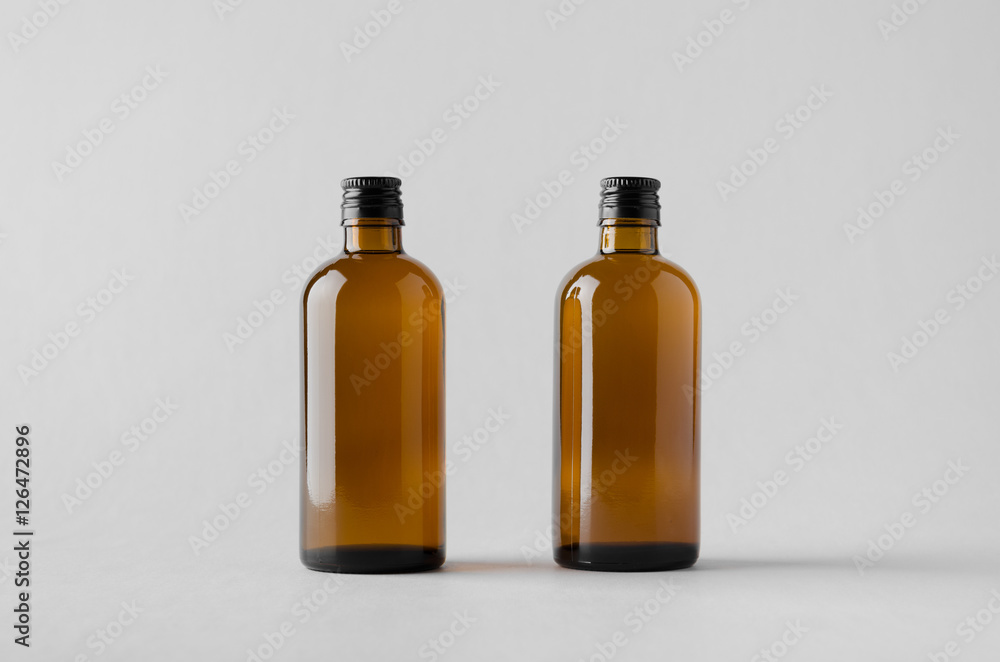 Pharmaceutical Bottle Mock-Up - Two Bottles Pharmaceutical Bottle Mock-Up - Two Bottles