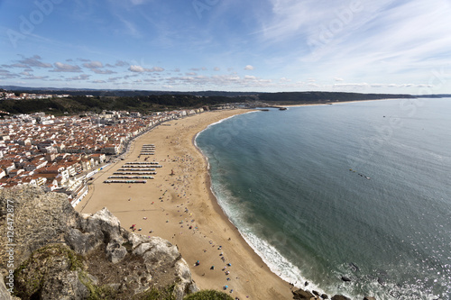 Village of Nazare seen from Sitio