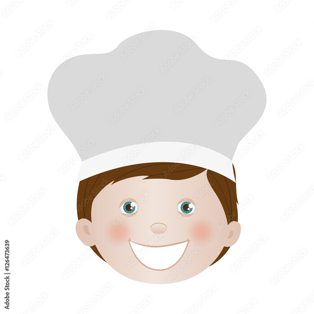 child dressed as chef icon image vector illustration design child dressed as chef icon image vector illustration design