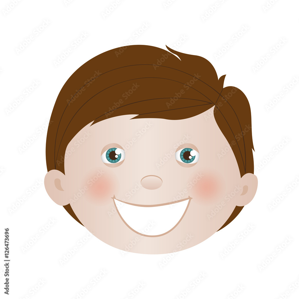 boy happy child icon image vector illustration design boy happy child icon image vector illustration design