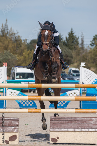 horse jumping competition