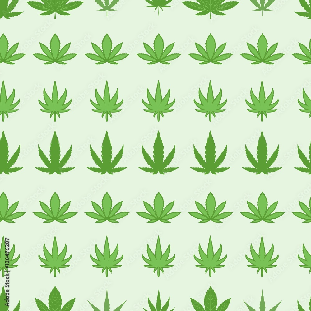 Marijuana background vector seamless patterns Marijuana background vector seamless patterns