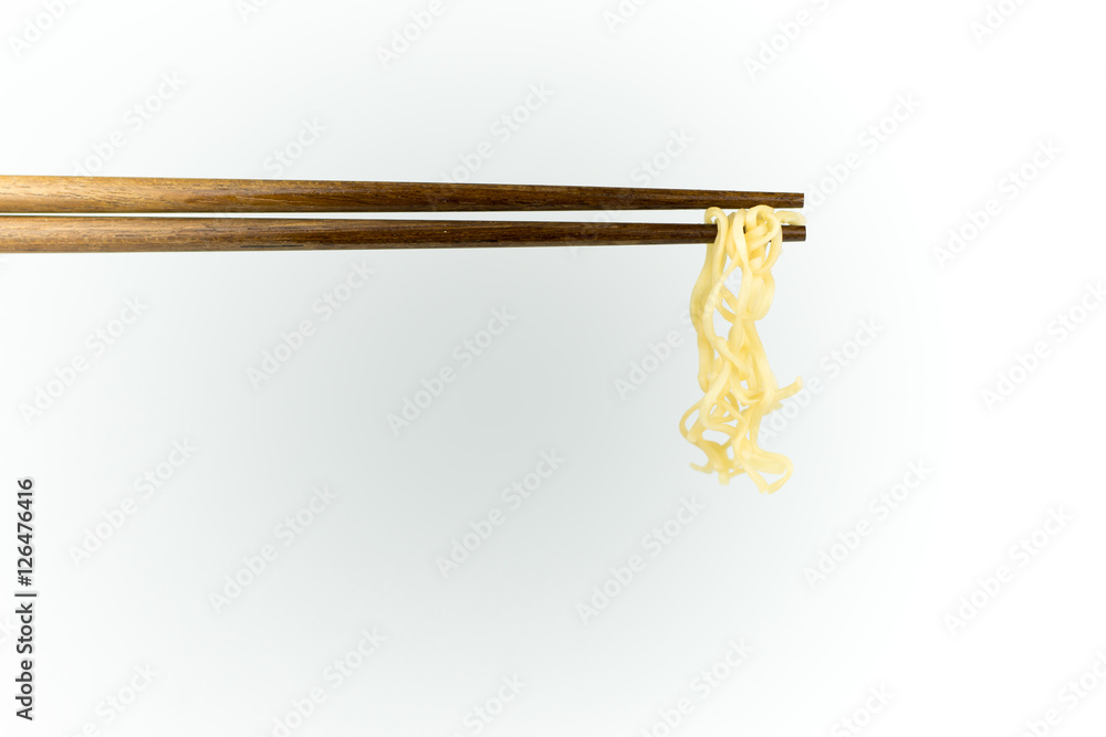 chopsticks noodles isolated on white background chopsticks noodles isolated on white background