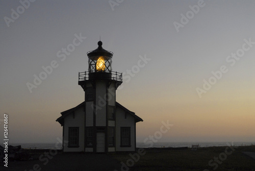 Φωτογραφία Cabrillo Lighthouse at Sunset, California Coast