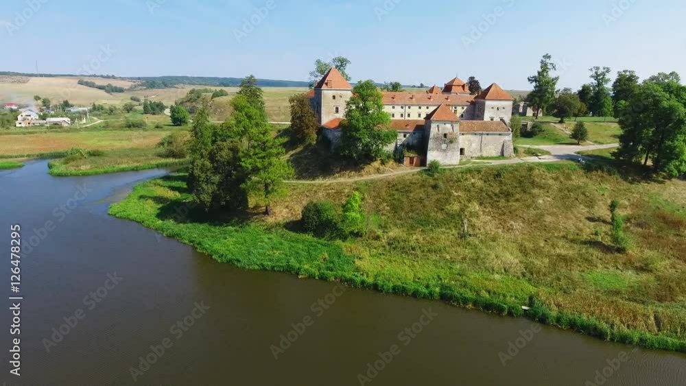 Aerial shot castle Aerial shot castle