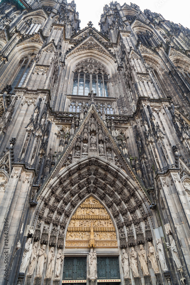 Fototapeta premium View of Koln cathedral in old town, Germany