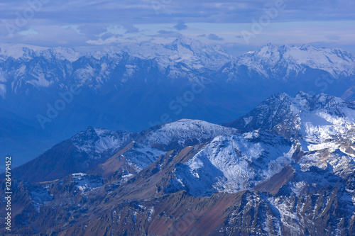 Panoramic from matterhorn glacier paradise Swiss Alps, Switzerland © Stoyan Haytov