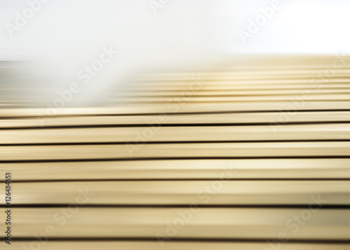 Horizontal motion blur sepia stairs background