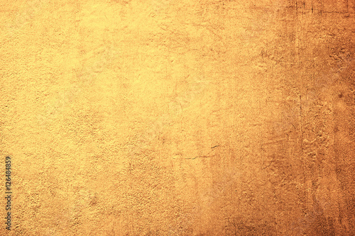 Vertical grunge copper wall texture background photo