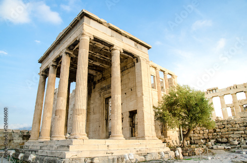 The Arrephorion temple locate in Acropolis,Athens,Greece